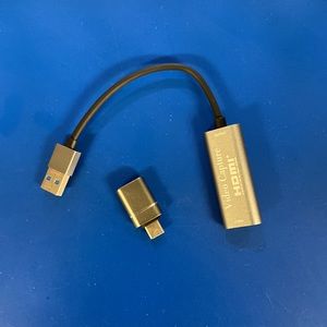 Open Box USB Video Capture (OBS) 1080P OUT 4K IN Plug and Play